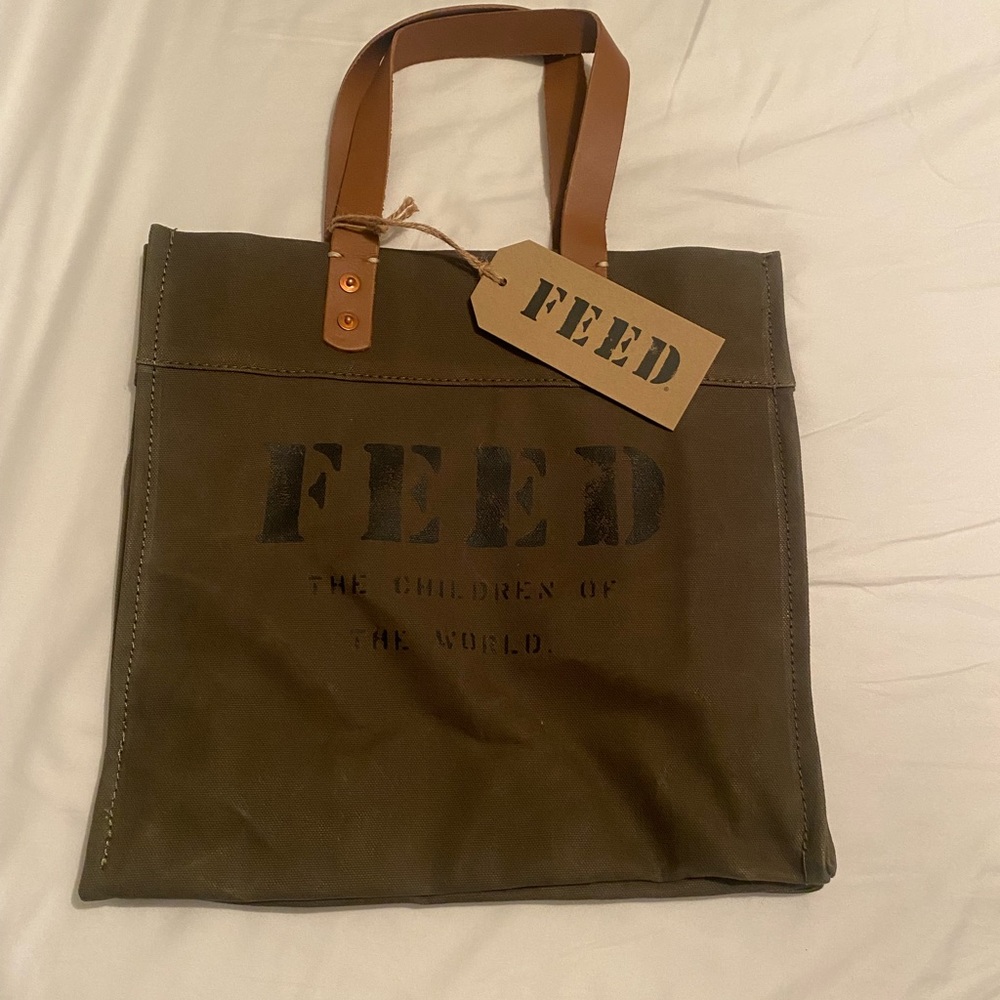 FEED Market Tote - Army Green